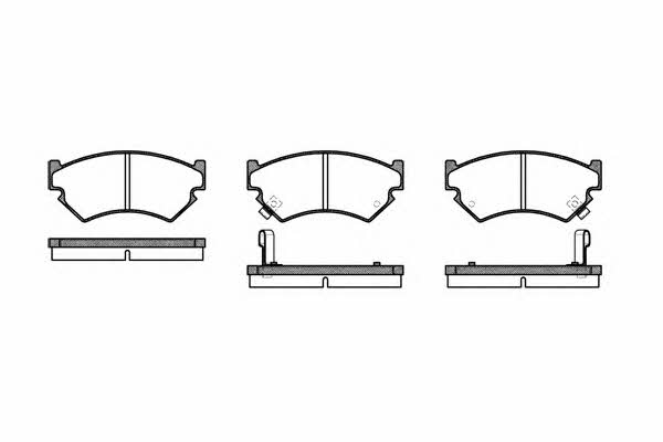 Kawe 0340 02 Brake Pad Set, disc brake 034002: Buy near me in Poland at 2407.PL - Good price!