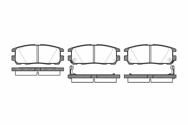 Kawe 0426 02 Brake Pad Set, disc brake 042602: Buy near me at 2407.PL in Poland at an Affordable price!