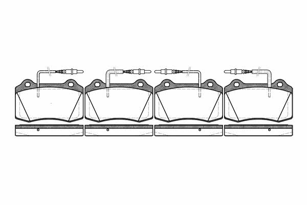 Kawe 0434 14 Brake Pad Set, disc brake 043414: Buy near me in Poland at 2407.PL - Good price!