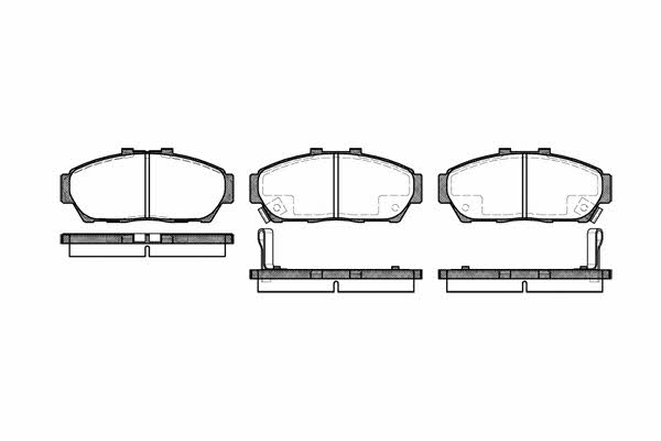 Kawe 0464 02 Brake Pad Set, disc brake 046402: Buy near me in Poland at 2407.PL - Good price!