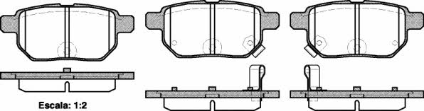 Kawe 1286 02 Brake Pad Set, disc brake 128602: Buy near me in Poland at 2407.PL - Good price!