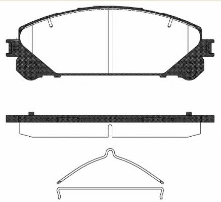 Kawe 1312 00 Brake Pad Set, disc brake 131200: Buy near me in Poland at 2407.PL - Good price!