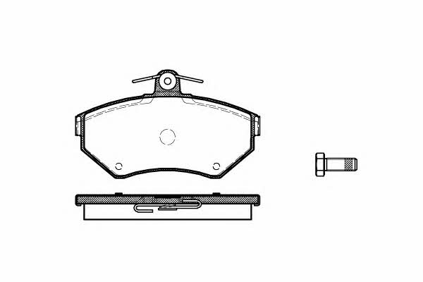 Kawe 0631 00 Brake Pad Set, disc brake 063100: Buy near me in Poland at 2407.PL - Good price!