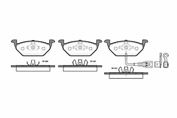 Kawe 0633 21 Brake Pad Set, disc brake 063321: Buy near me in Poland at 2407.PL - Good price!