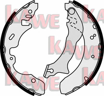 Kawe 07390 Brake shoe set 07390: Buy near me in Poland at 2407.PL - Good price!