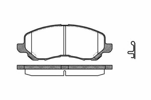 Kawe 0804 12 Brake Pad Set, disc brake 080412: Buy near me in Poland at 2407.PL - Good price!