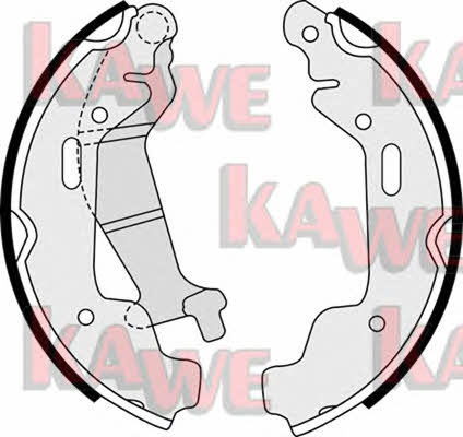 Kawe 08110 Brake shoe set 08110: Buy near me in Poland at 2407.PL - Good price!
