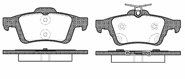 Kawe 0842 70 Brake Pad Set, disc brake 084270: Buy near me in Poland at 2407.PL - Good price!