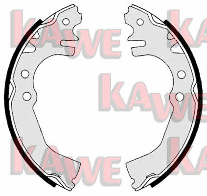 Kawe 08830 Brake shoe set 08830: Buy near me in Poland at 2407.PL - Good price!