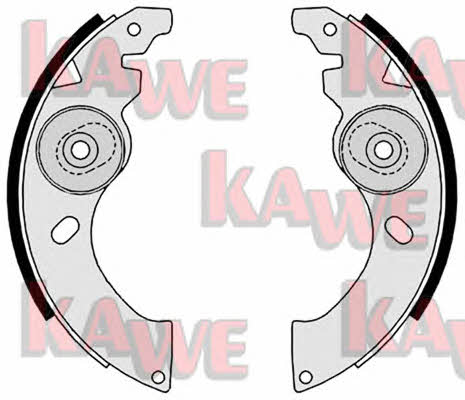 Kawe 09040 Колодки тормозные барабанные, комплект 09040: Отличная цена - Купить в Польше на 2407.PL!