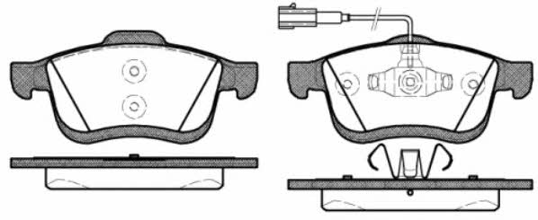 Kawe 1183 22 Brake Pad Set, disc brake 118322: Buy near me in Poland at 2407.PL - Good price!