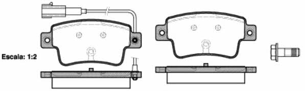 Kawe 1198 02 Brake Pad Set, disc brake 119802: Buy near me in Poland at 2407.PL - Good price!