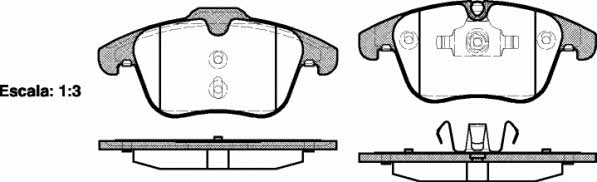 Kawe 1219 00 Brake Pad Set, disc brake 121900: Buy near me in Poland at 2407.PL - Good price!