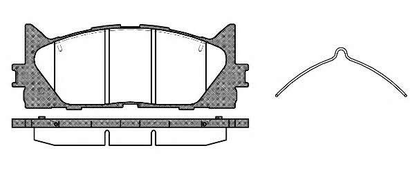 Kawe 1233 00 Brake Pad Set, disc brake 123300: Buy near me in Poland at 2407.PL - Good price!