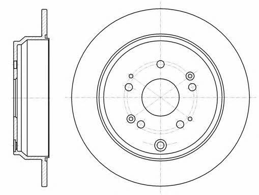 Kawe 61174 00 Bremsscheibe hinten, unbelüftet 6117400: Kaufen Sie zu einem guten Preis in Polen bei 2407.PL!