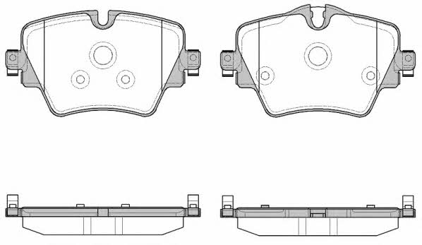 Kawe 1625 08 Тормозные колодки дисковые, комплект 162508: Купить в Польше - Отличная цена на 2407.PL!