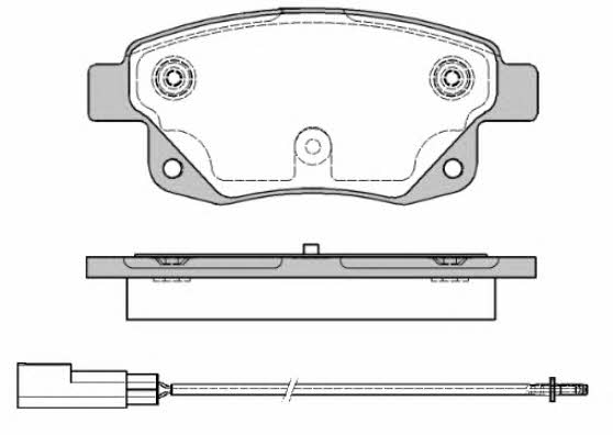 Kawe 1252 01 Brake Pad Set, disc brake 125201: Buy near me in Poland at 2407.PL - Good price!