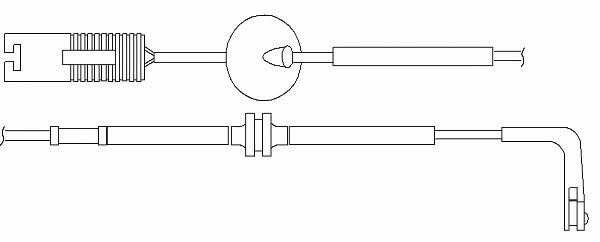 Kawe WS0198A Warning contact, brake pad wear WS0198A: Buy near me in Poland at 2407.PL - Good price!