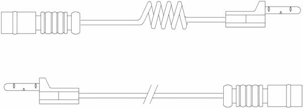 Kawe WS0176A Warning contact, brake pad wear WS0176A: Buy near me in Poland at 2407.PL - Good price!