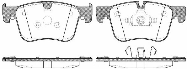 Kawe 1560 00 Brake Pad Set, disc brake 156000: Buy near me in Poland at 2407.PL - Good price!