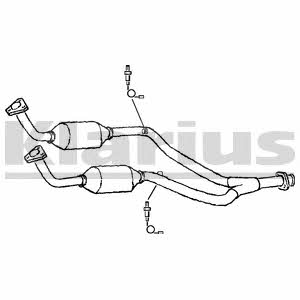 Klarius 322242 Catalytic Converter 322242: Buy near me at 2407.PL in Poland at an Affordable price!