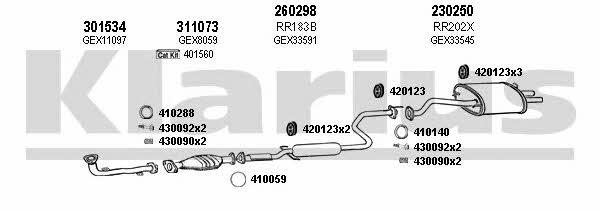 Klarius 120036E Abgasanlage 120036E: Bestellen Sie in Polen zu einem guten Preis bei 2407.PL!