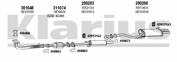  120068E Exhaust system 120068E: Buy near me in Poland at 2407.PL - Good price!