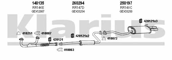  120097E Exhaust system 120097E: Buy near me in Poland at 2407.PL - Good price!