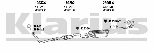  210176E Exhaust system 210176E: Buy near me in Poland at 2407.PL - Good price!