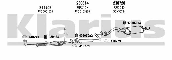 Klarius 120361E Abgasanlage 120361E: Kaufen Sie zu einem guten Preis in Polen bei 2407.PL!