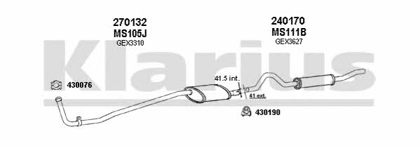  120402E Exhaust system 120402E: Buy near me in Poland at 2407.PL - Good price!