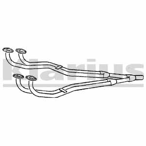 Klarius 150005 Exhaust pipe 150005: Buy near me at 2407.PL in Poland at an Affordable price!