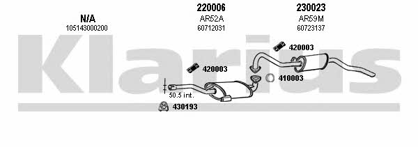  030027E Exhaust system 030027E: Buy near me in Poland at 2407.PL - Good price!
