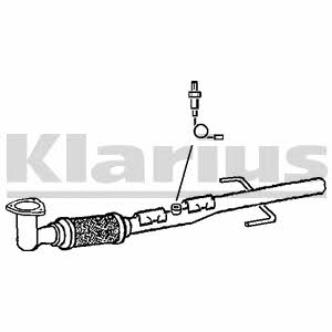 Klarius 150404 Exhaust pipe 150404: Buy near me in Poland at 2407.PL - Good price!