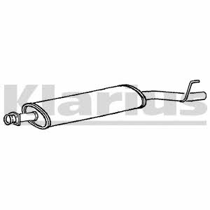 Klarius 220543 Central silencer 220543: Buy near me at 2407.PL in Poland at an Affordable price!