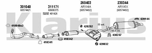  030078E Exhaust system 030078E: Buy near me in Poland at 2407.PL - Good price!