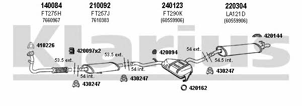  030080E Exhaust system 030080E: Buy near me in Poland at 2407.PL - Good price!