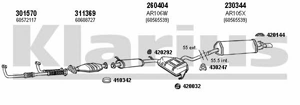  030081E Система випуску відпрацьованих газів 030081E: Приваблива ціна - Купити у Польщі на 2407.PL!