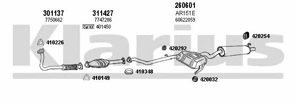  030131E Exhaust system 030131E: Buy near me in Poland at 2407.PL - Good price!
