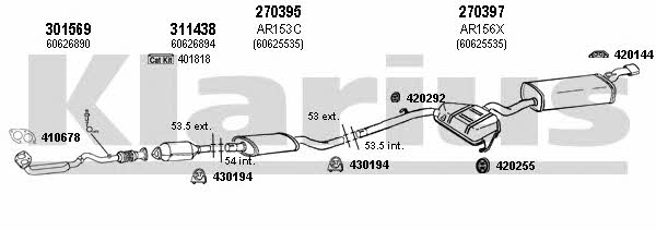  030140E Abgasanlage 030140E: Kaufen Sie zu einem guten Preis in Polen bei 2407.PL!