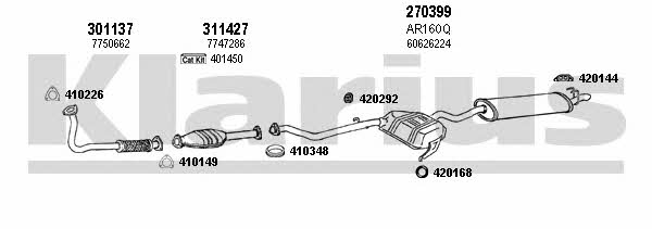  030144E Exhaust system 030144E: Buy near me in Poland at 2407.PL - Good price!