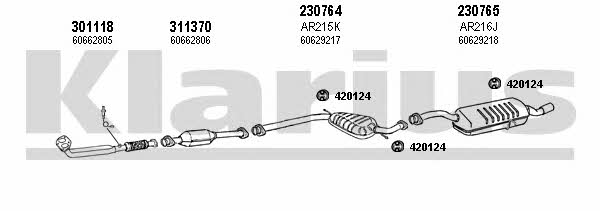  030282E Abgasanlage 030282E: Kaufen Sie zu einem guten Preis in Polen bei 2407.PL!