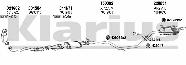  030297E Exhaust system 030297E: Buy near me in Poland at 2407.PL - Good price!