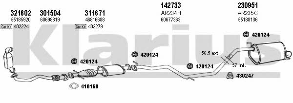  030298E Exhaust system 030298E: Buy near me in Poland at 2407.PL - Good price!