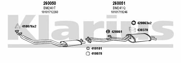  060129E Exhaust system 060129E: Buy near me in Poland at 2407.PL - Good price!