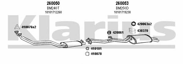  060138E Exhaust system 060138E: Buy near me in Poland at 2407.PL - Good price!