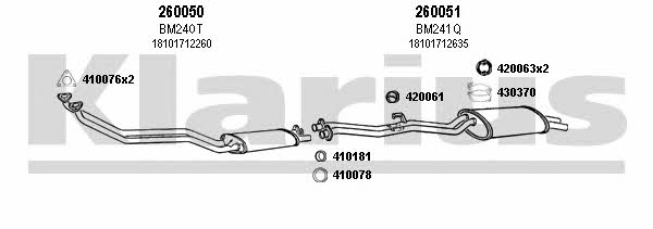 060143E Exhaust system 060143E: Buy near me in Poland at 2407.PL - Good price!