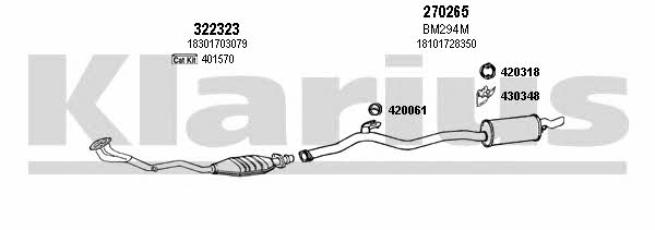  060195E Exhaust system 060195E: Buy near me in Poland at 2407.PL - Good price!
