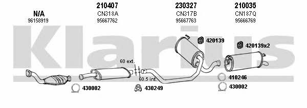  180194E Abgasanlage 180194E: Kaufen Sie zu einem guten Preis in Polen bei 2407.PL!