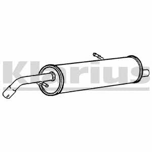 Klarius 220741 End Silencer 220741: Buy near me at 2407.PL in Poland at an Affordable price!